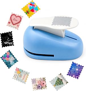 Postage Stamp Paper Punch for Cards, Scrapbooks & Journals | Create stamp-style paper shapes for cards, tags, journals and crafts. Easy press design with decorative edges.