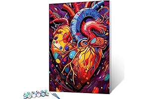 Aihonmin Magical Heart Painting by Number