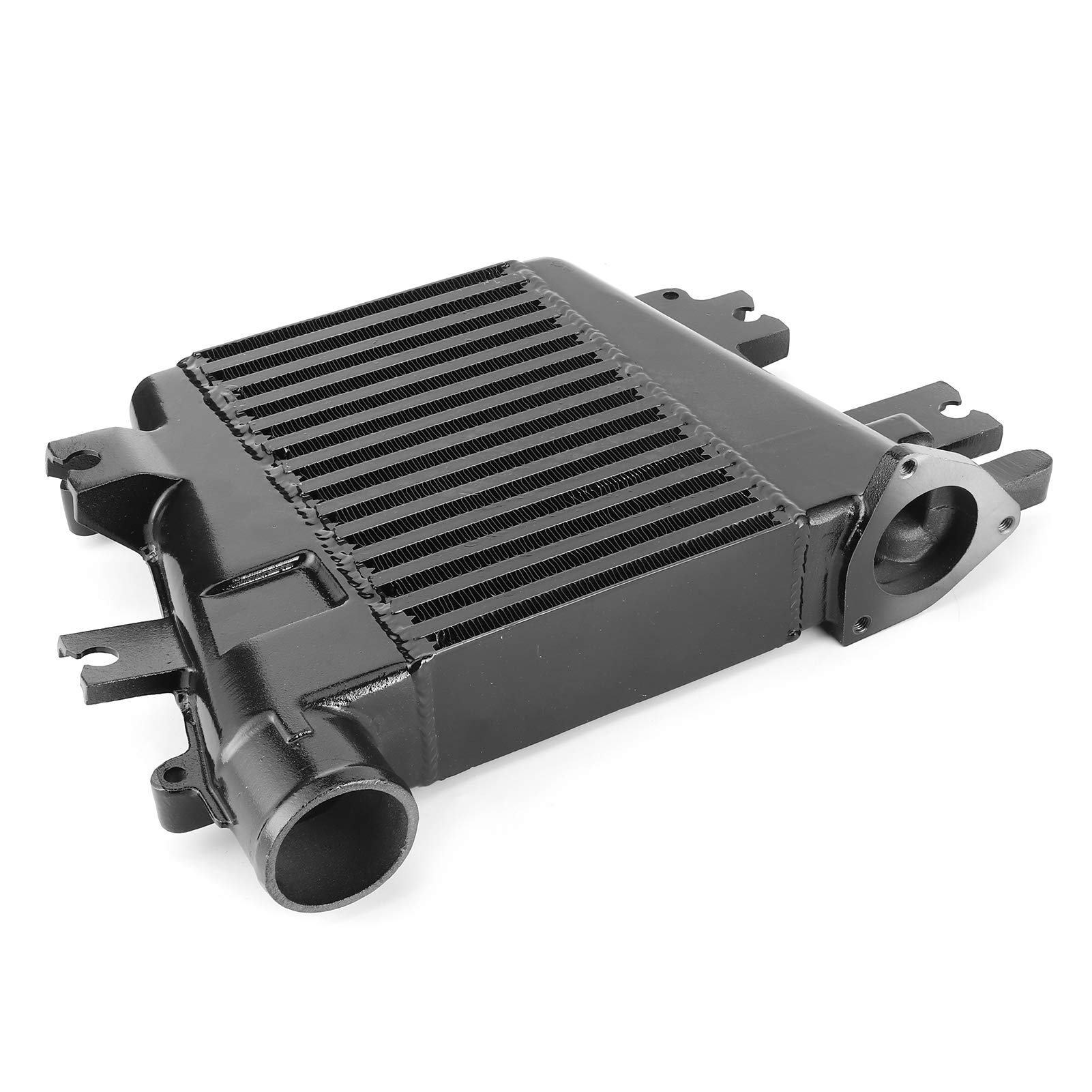 Acouto Intercooler turbo, prestazioni elevate, installazione semplice, universale per GU Y61 ZD30 3.0L, lega di alluminio T -6061, nero