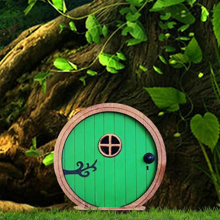 ドールハウス 丸いドアのガーデン ドールハウス丸いドアのガーデン