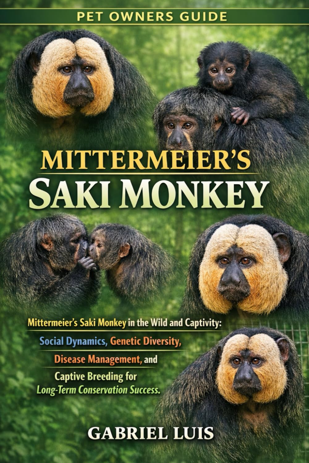 MITTERMEIER’S SAKI MONKEY: Mittermeier’s Saki Monkey in the Wild and Captivity: Social Dynamics, Genetic Diversity, Disease Management, and Captive Breeding for Long-Term Conservation Success.