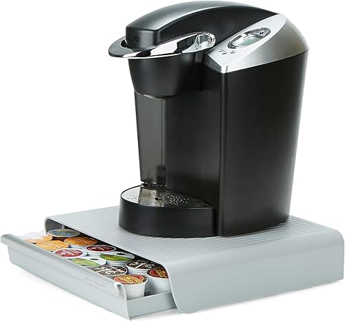 Miniatura 6 de Mind Reader Hero - Cajón para cápsulas de café talla única color negro paquete de 2 unidades