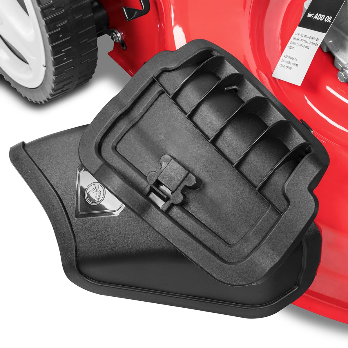 Cortacésped de Gasolina GLM770XE_A Autopropulsado Acero 150cc 4cv Arranque eléctrico, 7 Posiciones, Manillar Acolchado