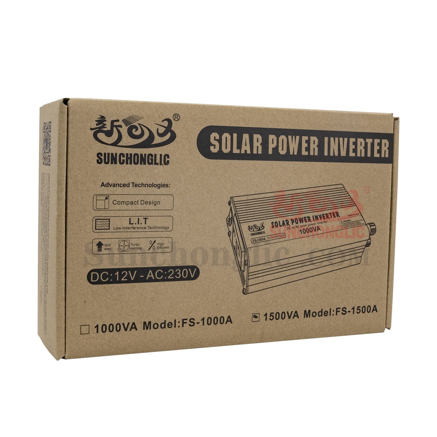 Sunchonglic Inverter 1500VA - 12V to 220V AC -2