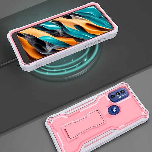 Miniatura 6 de FITO Funda para Moto G Play 2023, doble capa a prueba de golpes resistente para teléfono Motorola G Play 2023 con protector de pantalla, soporte