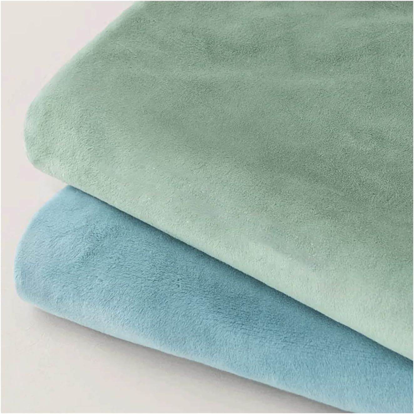 TEVTEV Velvet Fitted Sheet Queen/King Super King Size 1