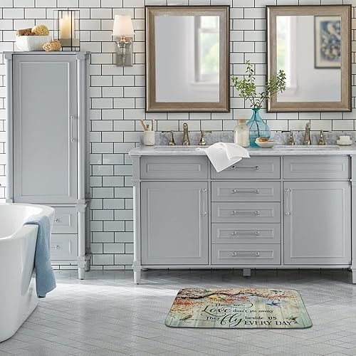 Miniatura 6 de Allijune Tapete para puerta de árbol de pájaros Those We Love Dont Go Away They Fly Beside Us Every Day Home Decor Felpudo de bienvenida felpudo