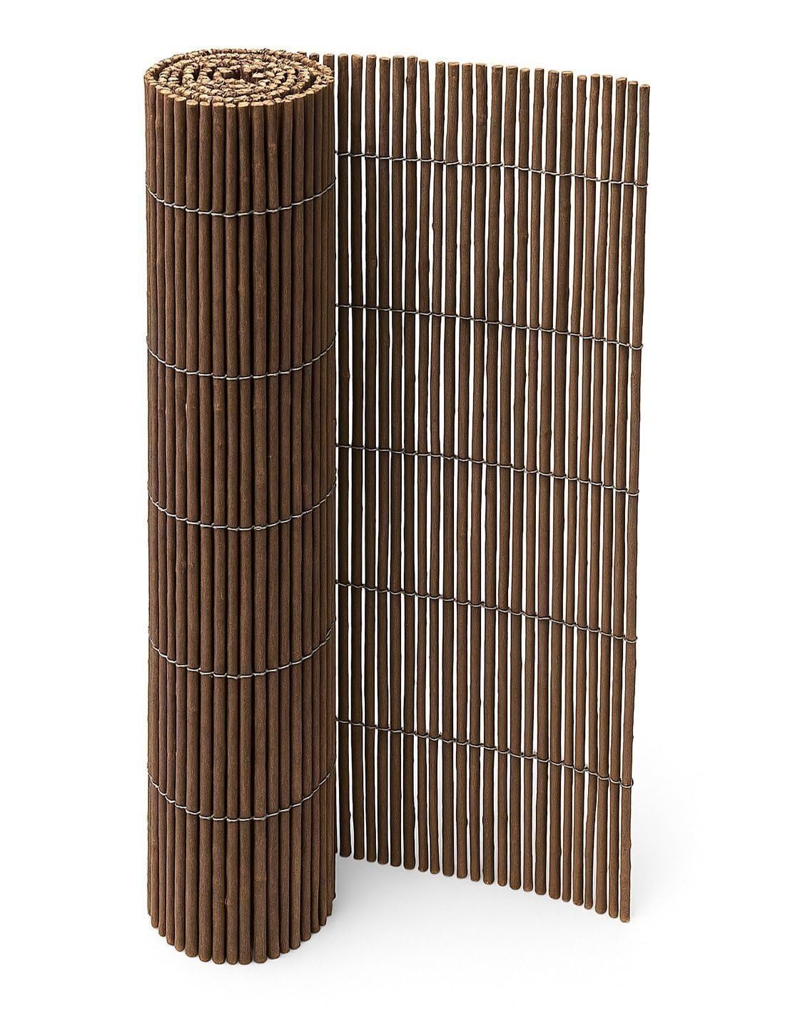 JARDIN202 - Cerramiento Mimbre Natural para Cerramientos y Vallas | Mimbre Natural de Alta Ocultación | 1x3m