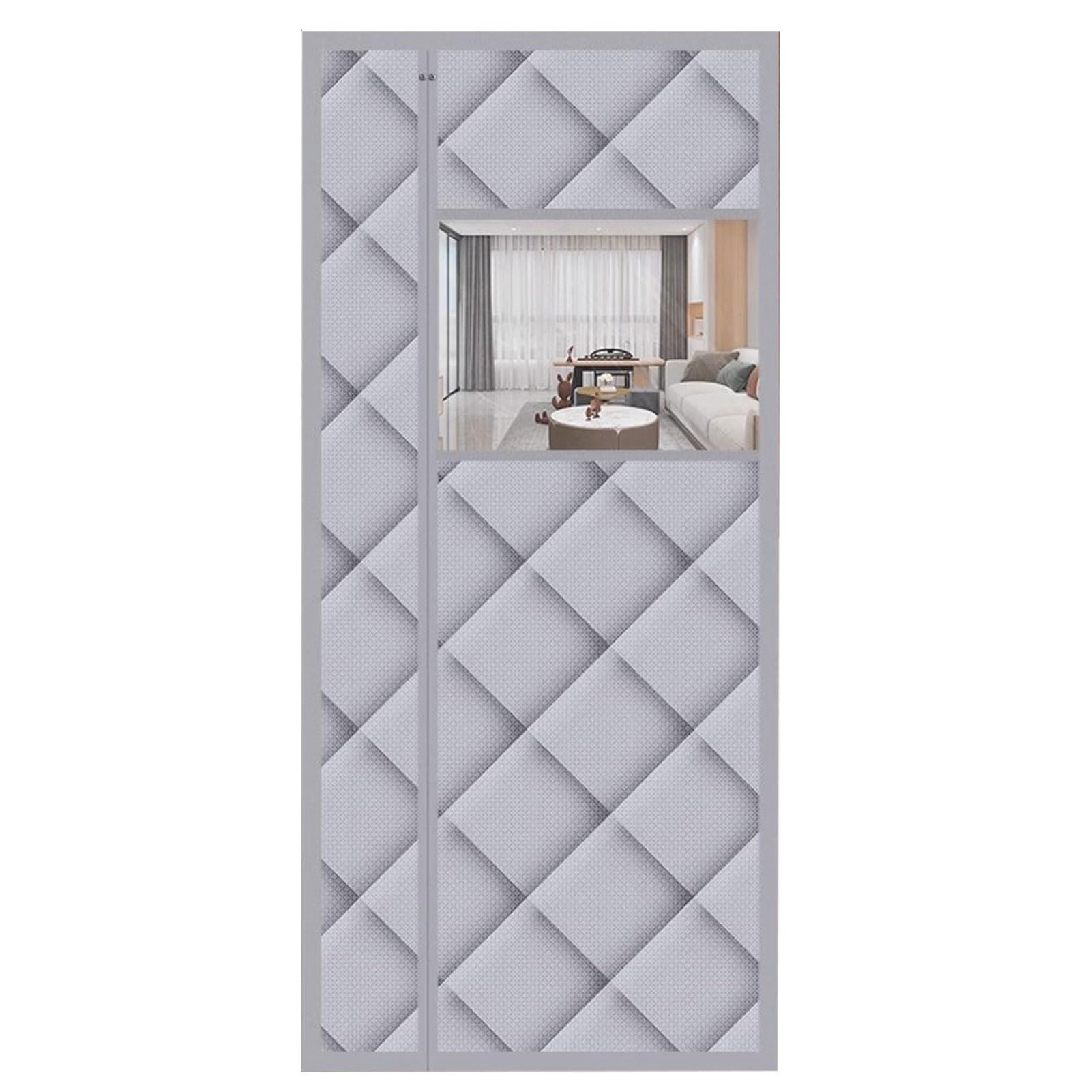Tenda termica per porta con chiusura magnetica, a risparmio energetico, ideale per casa, ufficio e ingressi
