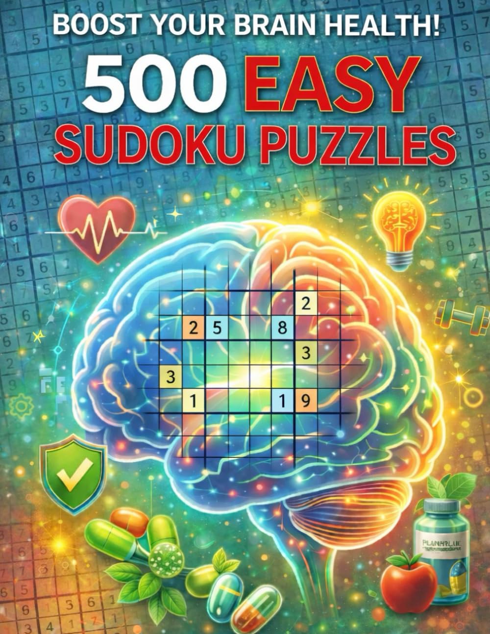Ultimate Sudoku - 500 Easy Sudoku Puzzles: Train your Brain - Relax your Mind and Sharpen Your Focus