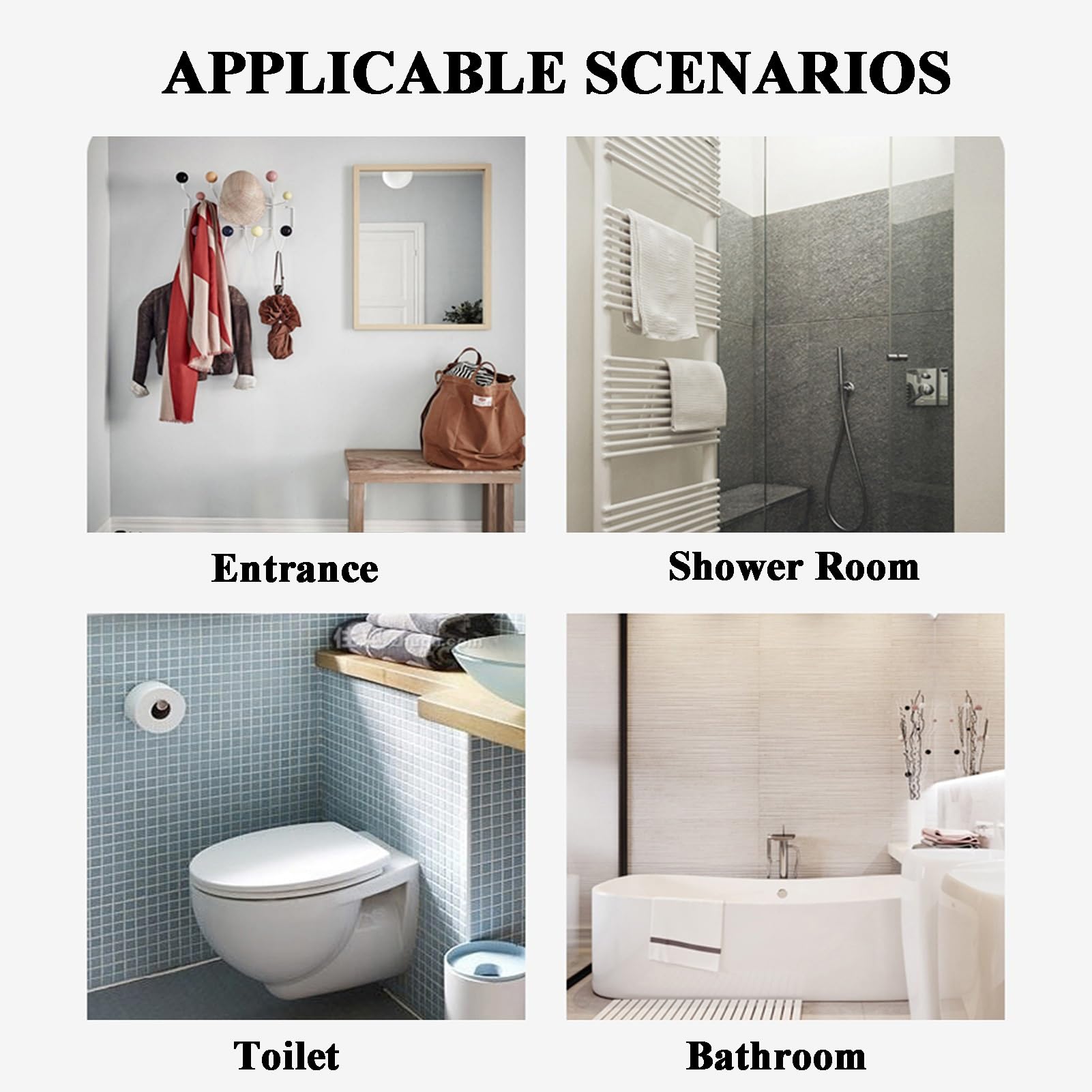 Barra De Agarre For Ducha De Seguridad For Baño, Pasamanos Extraíbles, Pasamanos Con Ventosa De Vacío Portátil, For Soporte De Pared De Baño(L-30CM)