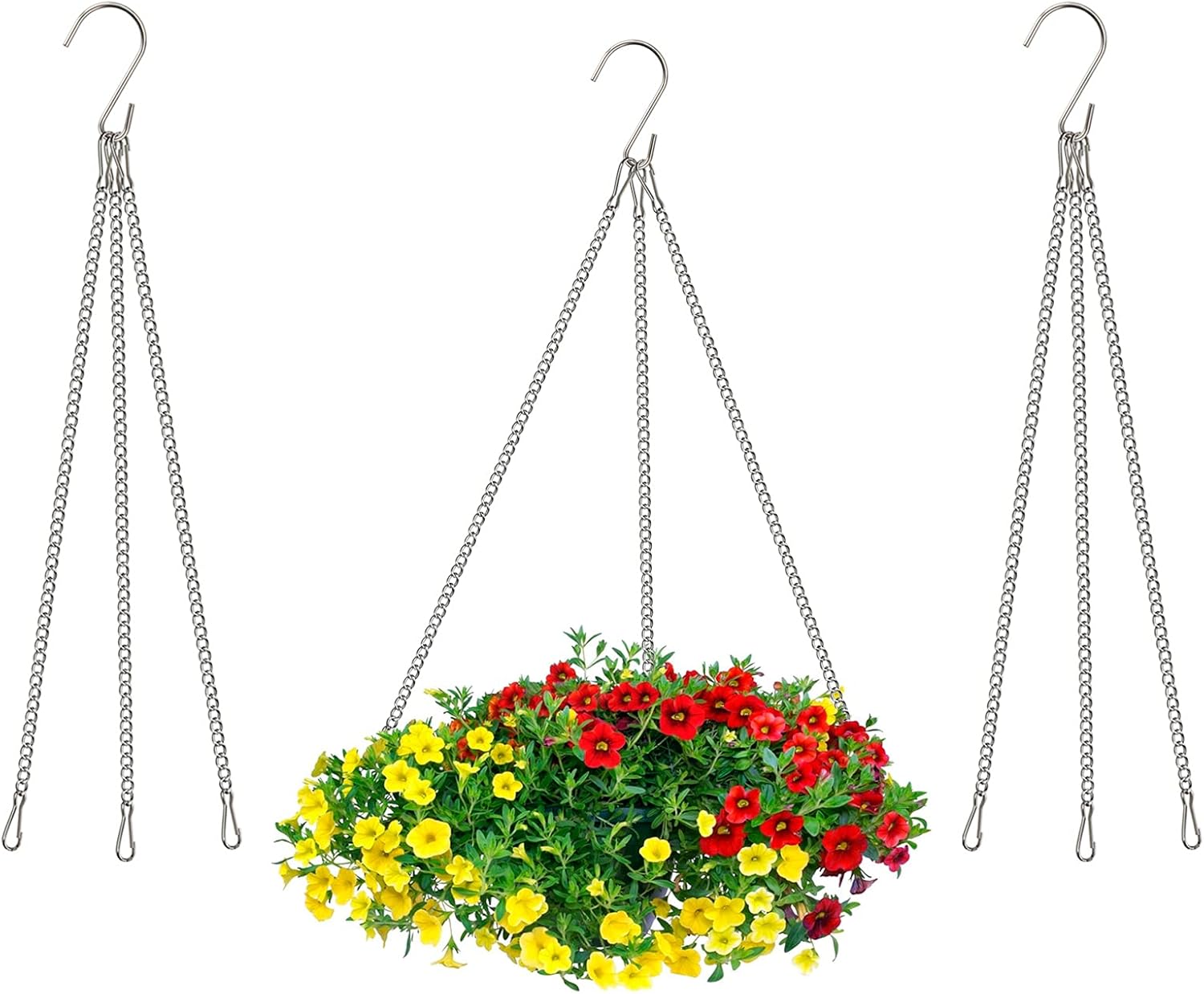 DONQL 3 Pack 11.6Inch Plant Hanging Chain, Flower Pot Chain, Stainless