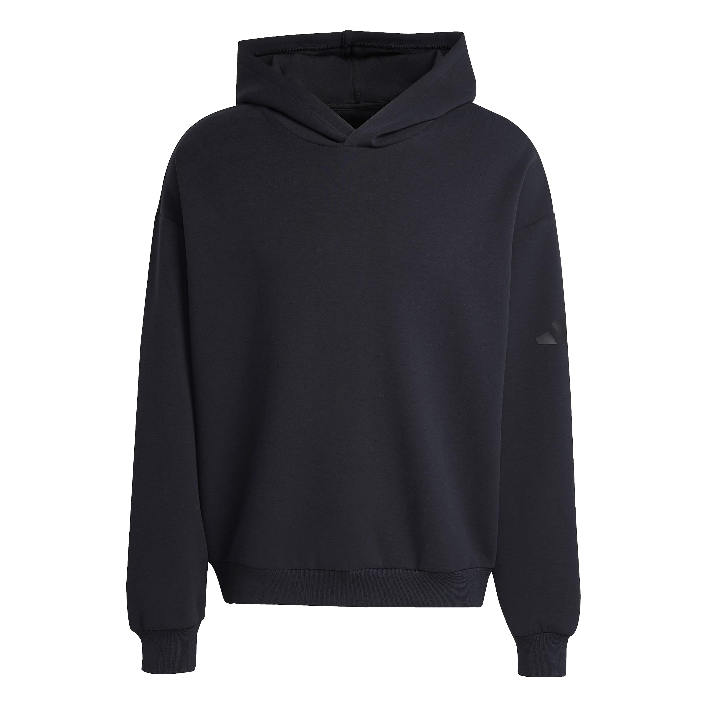 adidas Men's Soft Lux Hoodie Sweatshirt, black, L