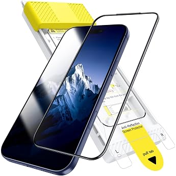 JETech 3D 9H+ Anti-Glare Screen Protector for iPhone 18 Pro/17 Pro Pack of 1