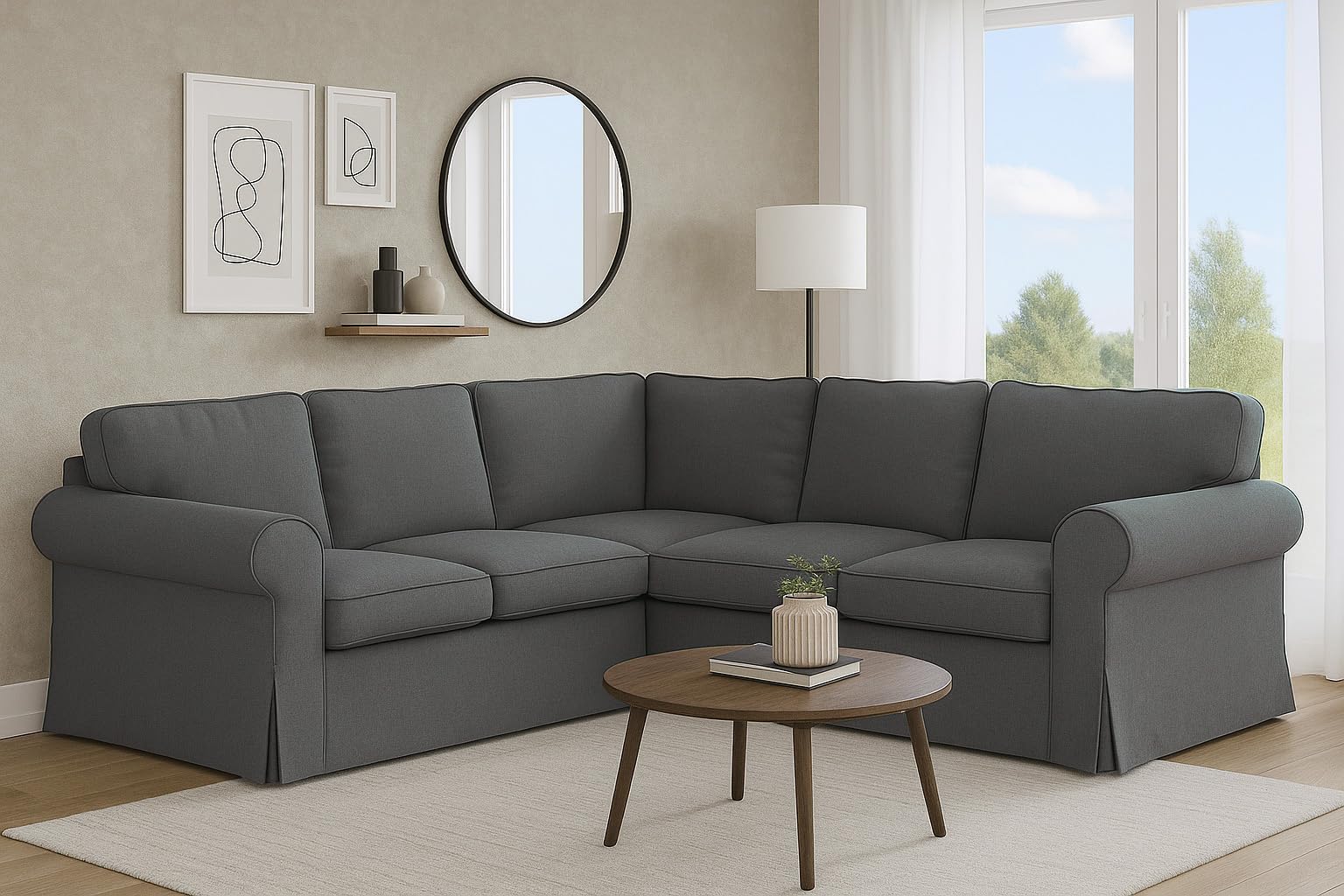 Amazon.com: FMCTL Ektorp Sofa Cover Replacement for IKEA Ektorp
