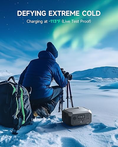 Miniatura 7 de Estación de energía portátil Andes 300 con panel solar de 100 W, batería de 266 Wh con salida de CA de 300 W, carga rápida de 1 hora, generador