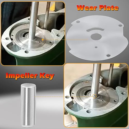 Miniatura 5 de Kit de impulsor de bomba de agua de actualización 0382468 382468 para Johnson Evinrude BRP OMC 10 15 18 20 25 HP, repuesto para carcasa OEM número