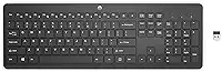 Teclado sem Fio HP 230 - com Dongle USB Wireless, Digitação Silenciosa e Precisa, Design Elegante, Até 16 Meses de Bateria, Layout BR, Preto (3L1E7AA)