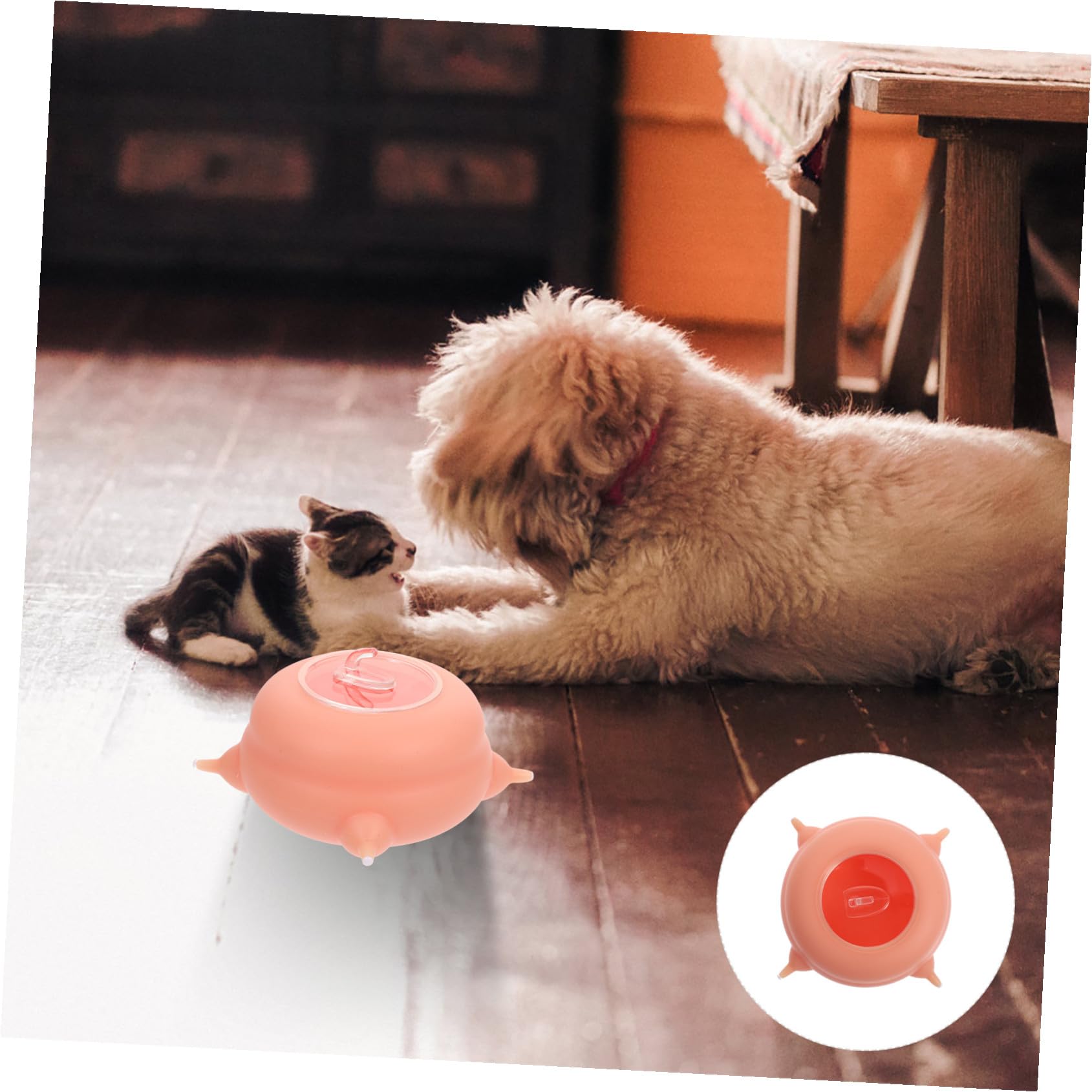 TOYANDONA Alimentador de Leche para Mascotas Pequeñas Herramienta Ligera y Fácil de Almacenar de Silicona Rosa Adecuado para Cachorros y Gatitos Recién Nacidos