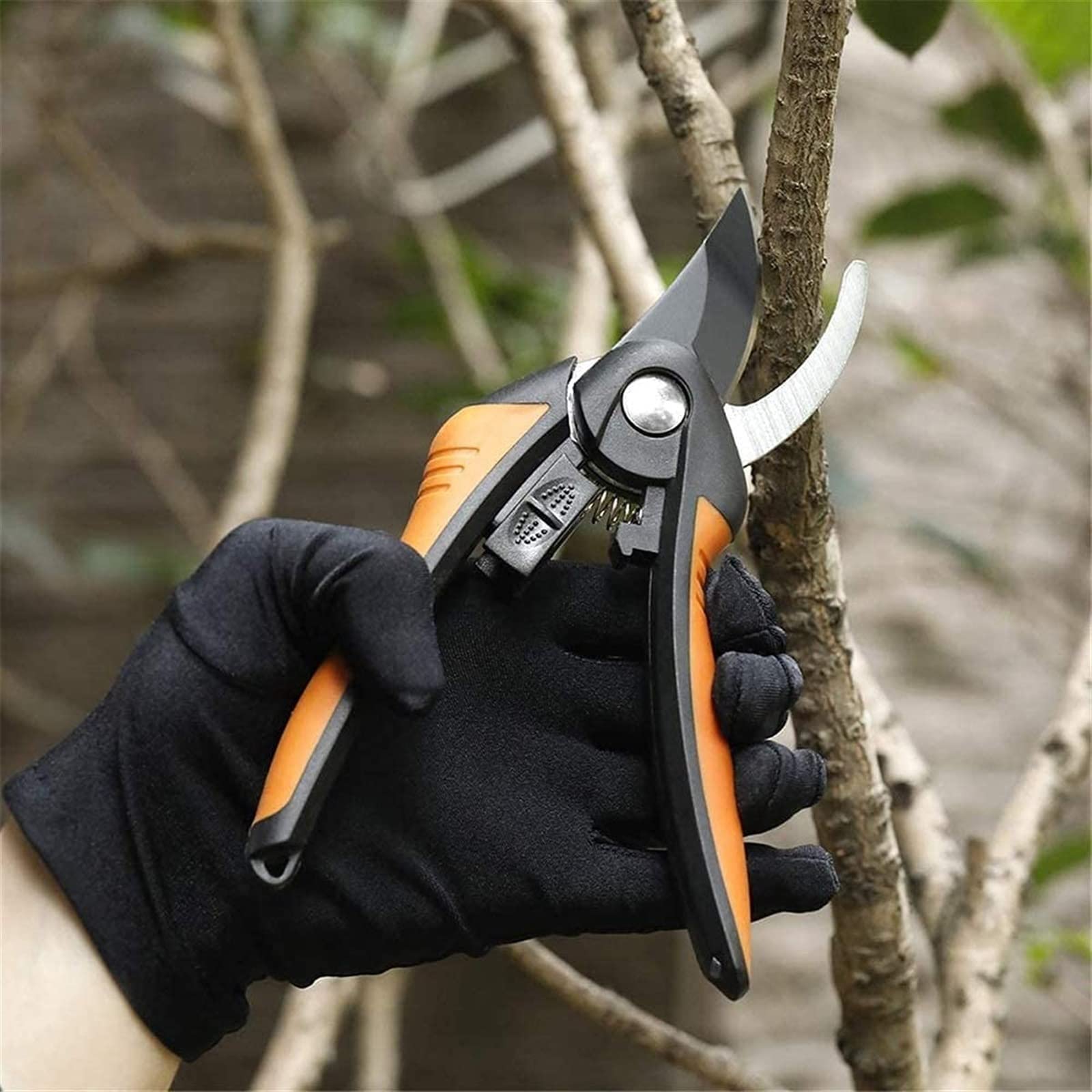 Gartenschere Baumschere Gartenschere Handschere Edelstahlklingen Professionelle Gartenschere mit Klinge und Verriegelung