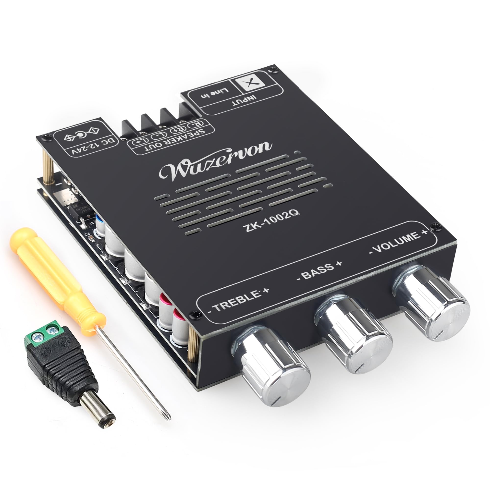 Qページ Amazon.com: ZK-1002Q 200W 2.0 Channel Bluetooth Amplifier Board