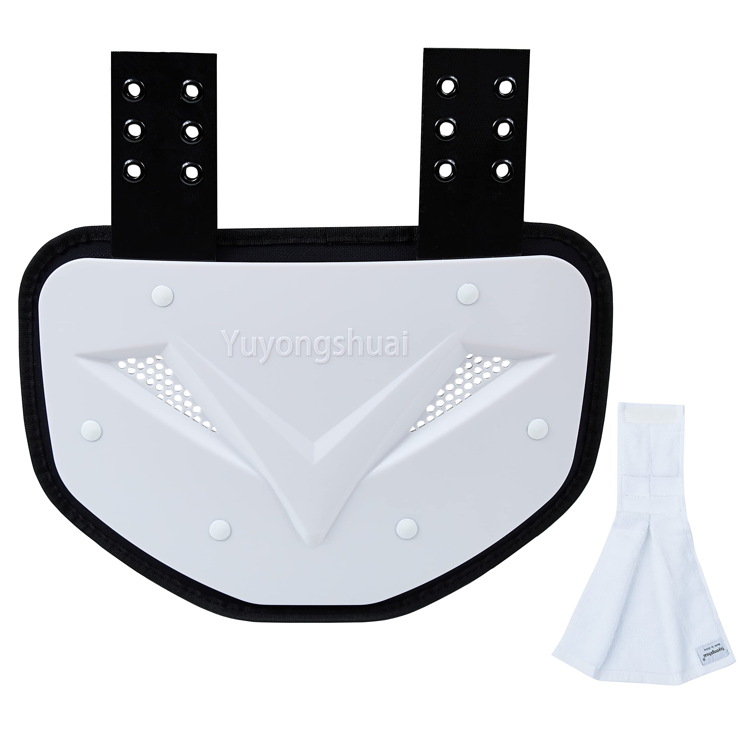 Yuyongshuai Football Back Plate, Football Low Back Pad, Professional Rear Protector Lower Back Pads for Players.