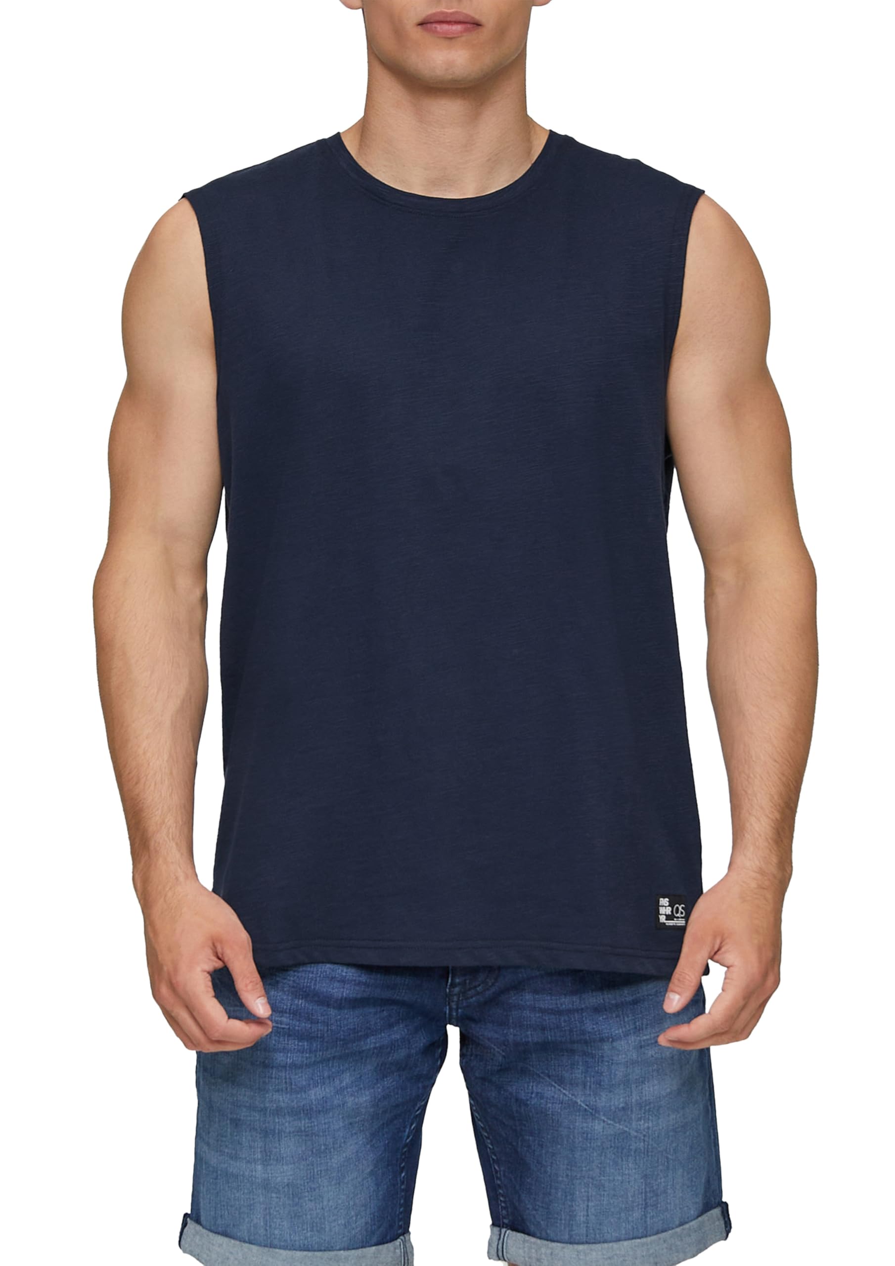 QS Men's T-Shirt, Blue 5884, M