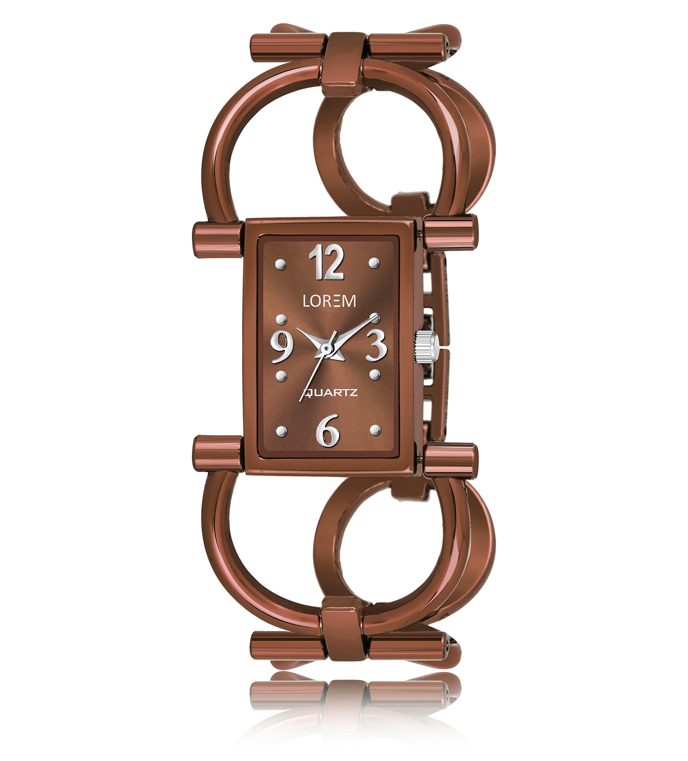LOREM Chocolate Trending Square Braclet Analog & Casual Watch for Women MC-LR295 (B0B8H1L4S7) Amazon Price History, Amazon Price Tracker