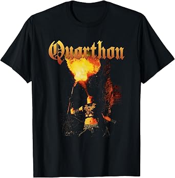 Quarthon - Bathory Flames - Official Merchandise T-Shirt