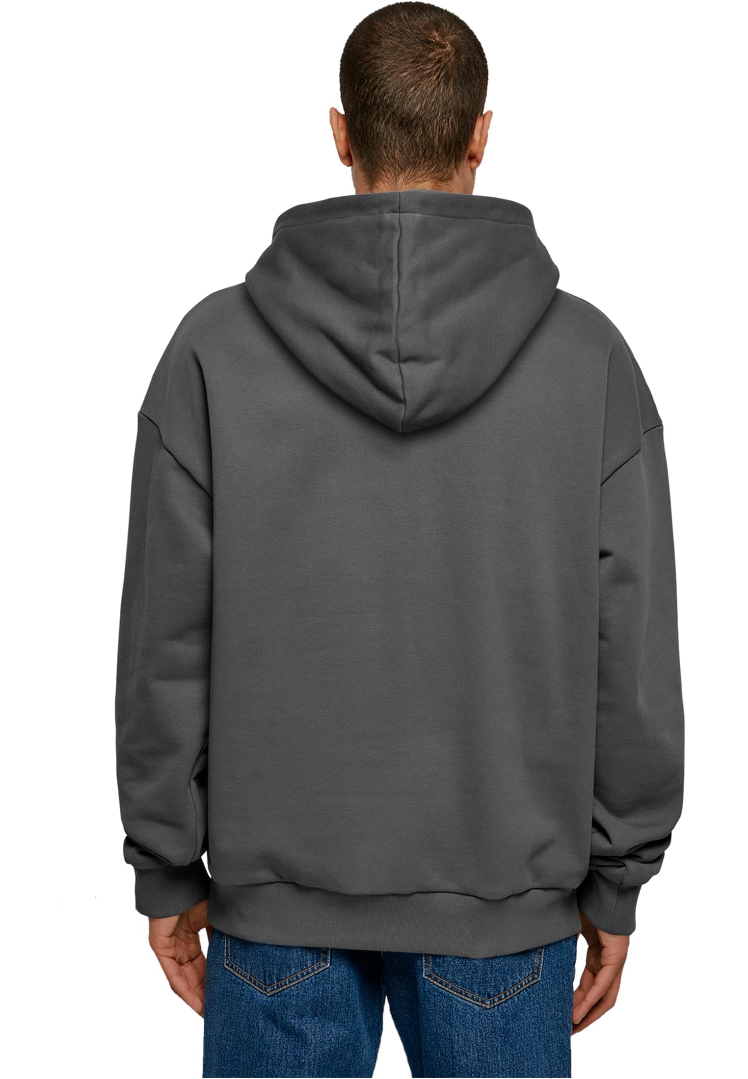 Merchcode Męska bluza z kapturem ciemnoszara, XL