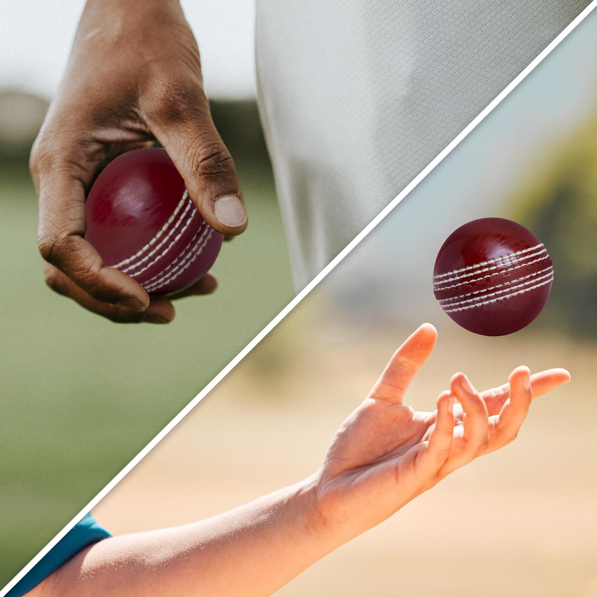 Cricket Ball for Practice and Matches Play Seam Swing Bounce Junior Senior