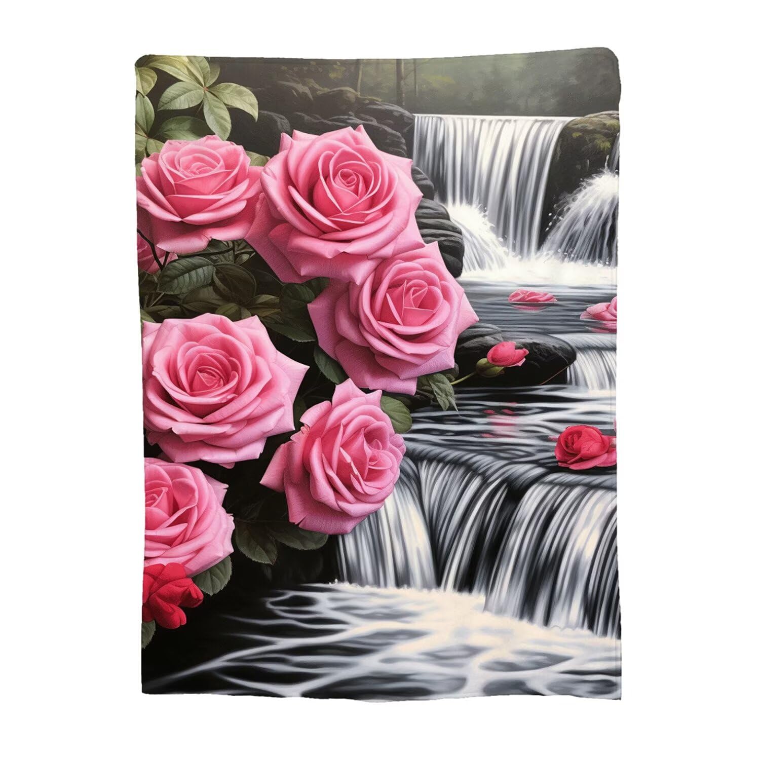 Couverture flanelle douce moelleuse haut de gamme rose