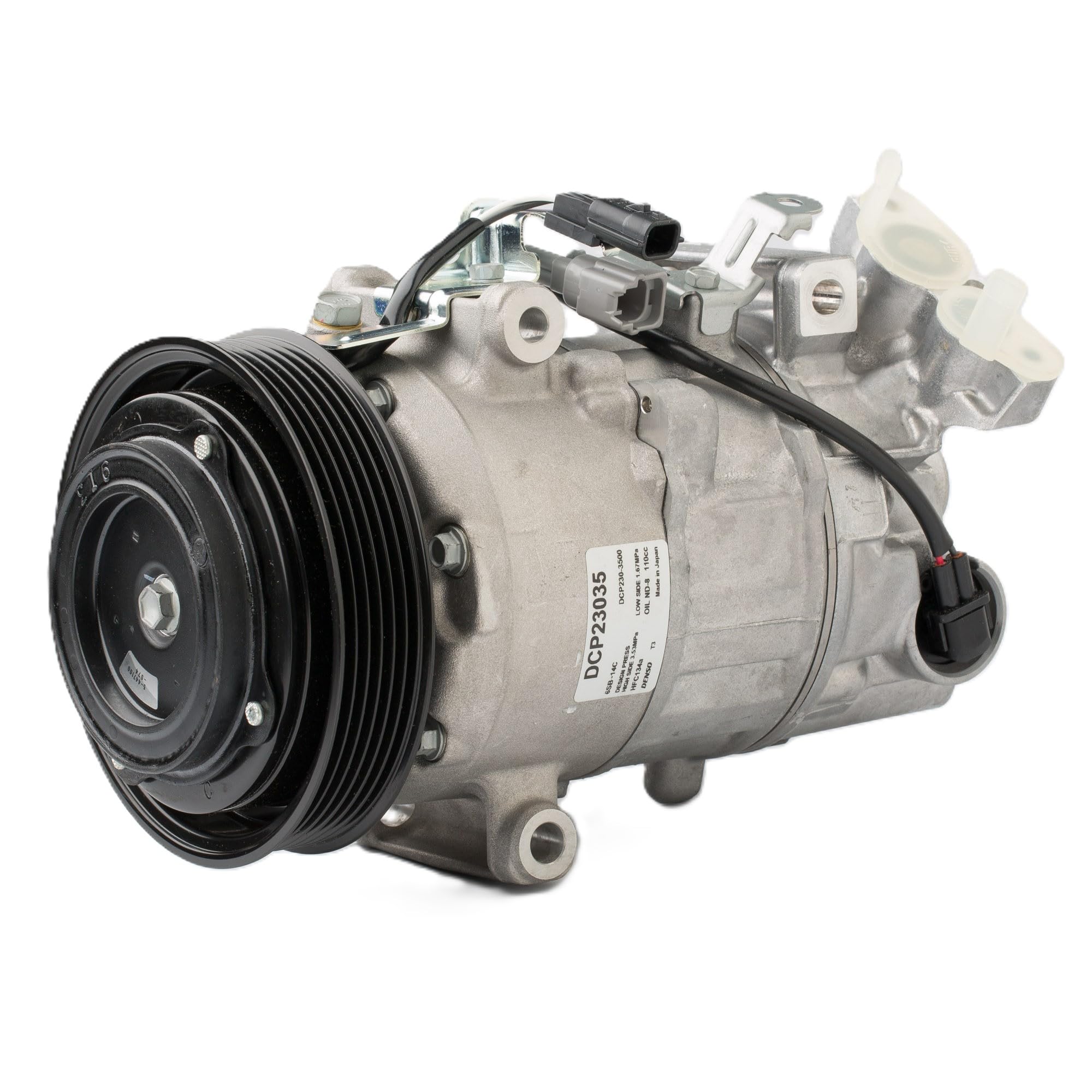 DENSO Compresor de aire acondicionado (Número de pieza DCP23035) para climatización del vehículo – Calidad OE, sustitución de ajuste directo, rendimiento fiable, refrigeración eficiente | Compatible con: Renault Grand Scenic III, Megane III Coupe, Megane