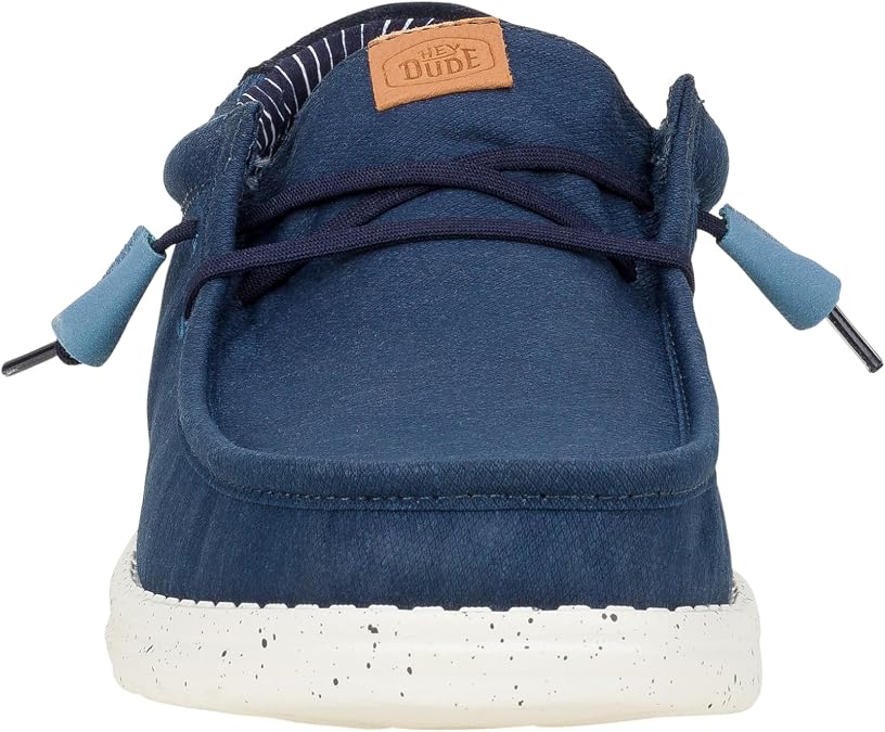 HEYDUDE Men's Wally Elevated Basics - Casual Slip-On Shoes - Moccasin Style
