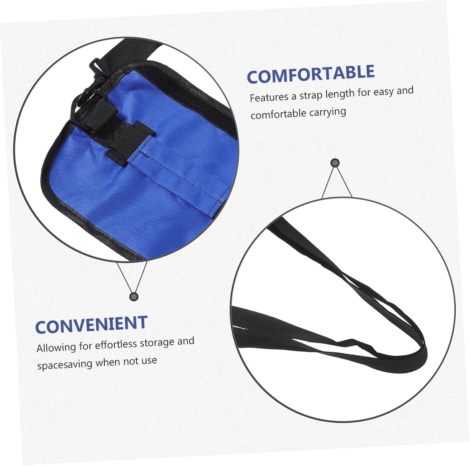 TOYANDONA Portable Golf Carry Bag Shoulder Strap Lightweight Travel Case for Golf Clubs for Men and Women Practical for Practice and Outdoor Storage