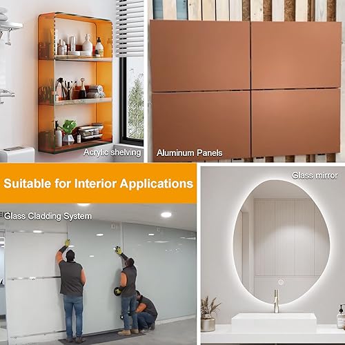 Miniatura 5 de Kit para colgar espejos, clips de espejo de metal, soportes de espejo para colgar en la pared, colgador de tacos franceses, accesorios resistentes