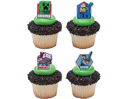 Celebrate In Style With Minecraft Cupcake Decorations