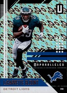 2018 Panini Unparalleled Flight Football Card #66 LeGarrette Blount Detroit Lions Official NFL Trading Card