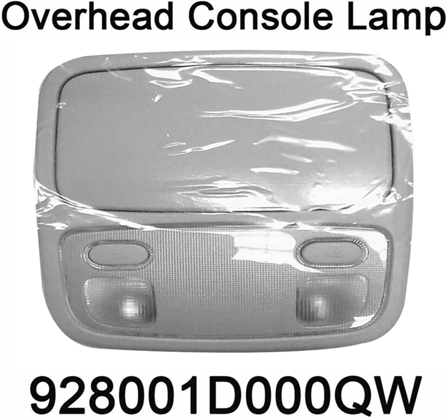 Car Interior Roof Reading Light Ceiling Lamp 92800-1D000QW Compatible for Kia Carens Rondo 2007-2012 Overhead Console Light