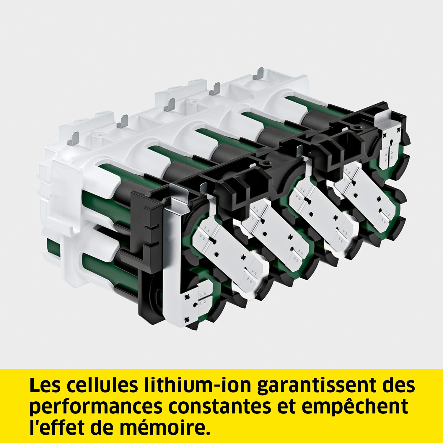 Kärcher 36 V Set Battery Power 36/25, Batterie 36 V/2,5 Ah et Chargeur Rapide, Batterie Lithium-Ion, Temps de Charge : 100 % en moins de 1h30, pour tous les Outils de la Plateforme d'Alimentation 36V