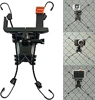 Vista 1 de Pmsanzay Soporte de montaje de valla para cámaras y teléfonos inteligentes - Negro