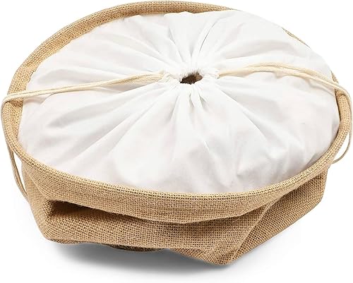 Miniatura 9 de Juvale Cesta de lavandería plegable de 22 pulgadas con cierre de cordón, cesta de ropa redonda independiente con cordón superior