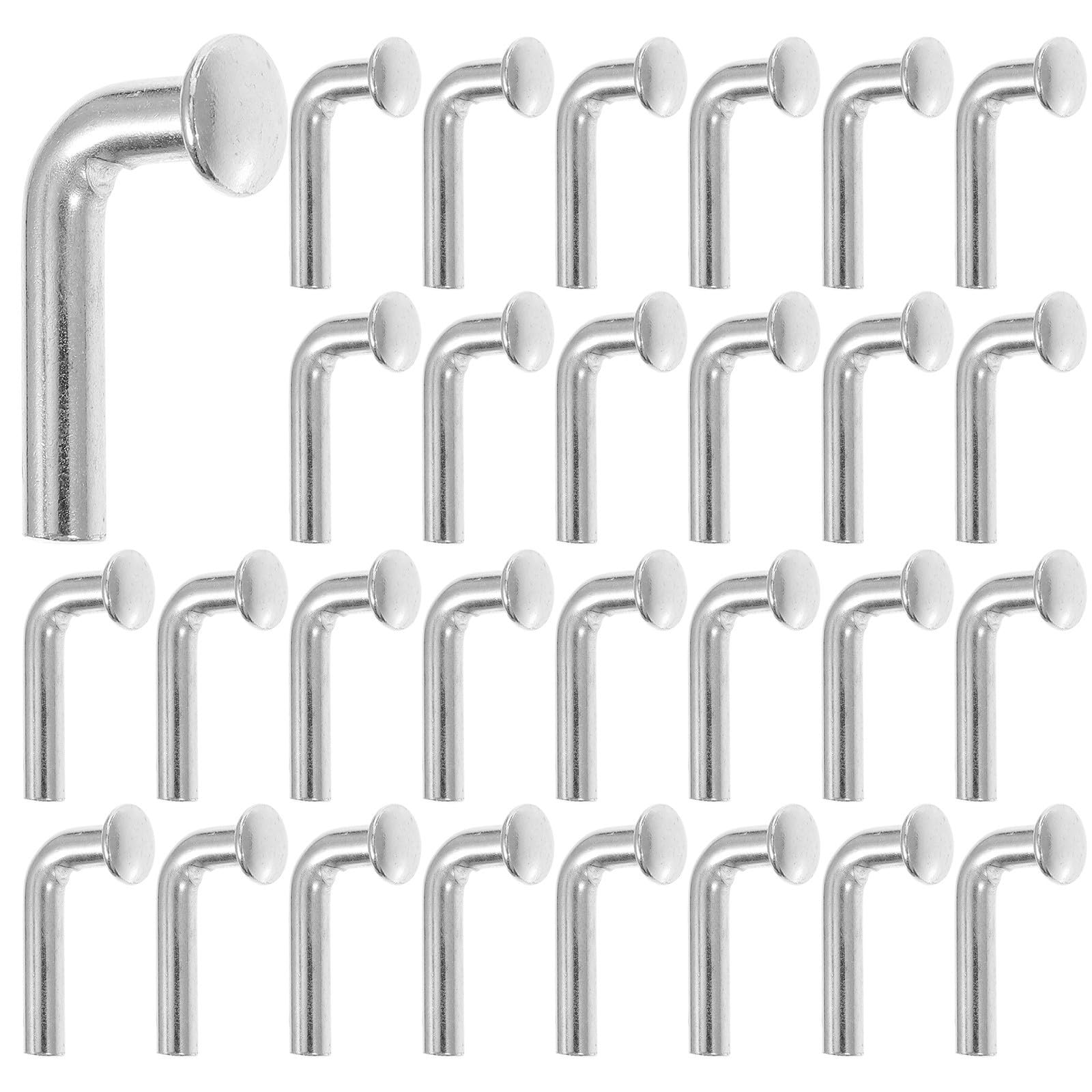 100piezas Pasadores de Seguridad Galvanizados para Estanterías de Palets Pernos de Accesorios Resistentes para Almacenaje Industrial