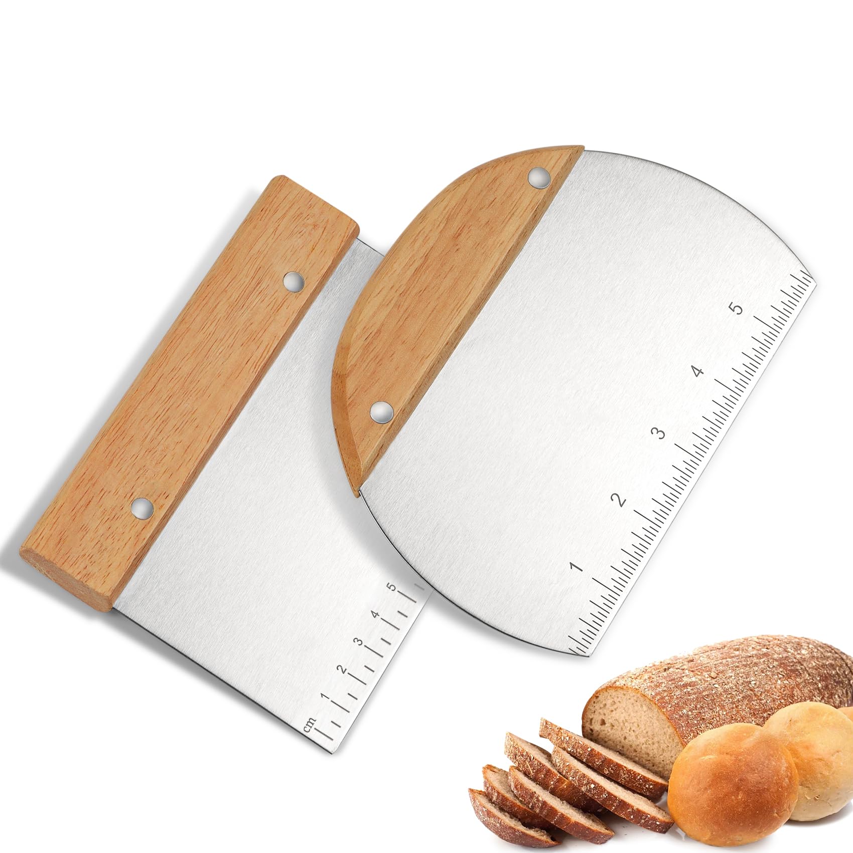 Produktbild von 2er Set Tafelradierer Mit Holzgriff – Dicker Filz, Schwarz, Ideal Für Schule & Büro