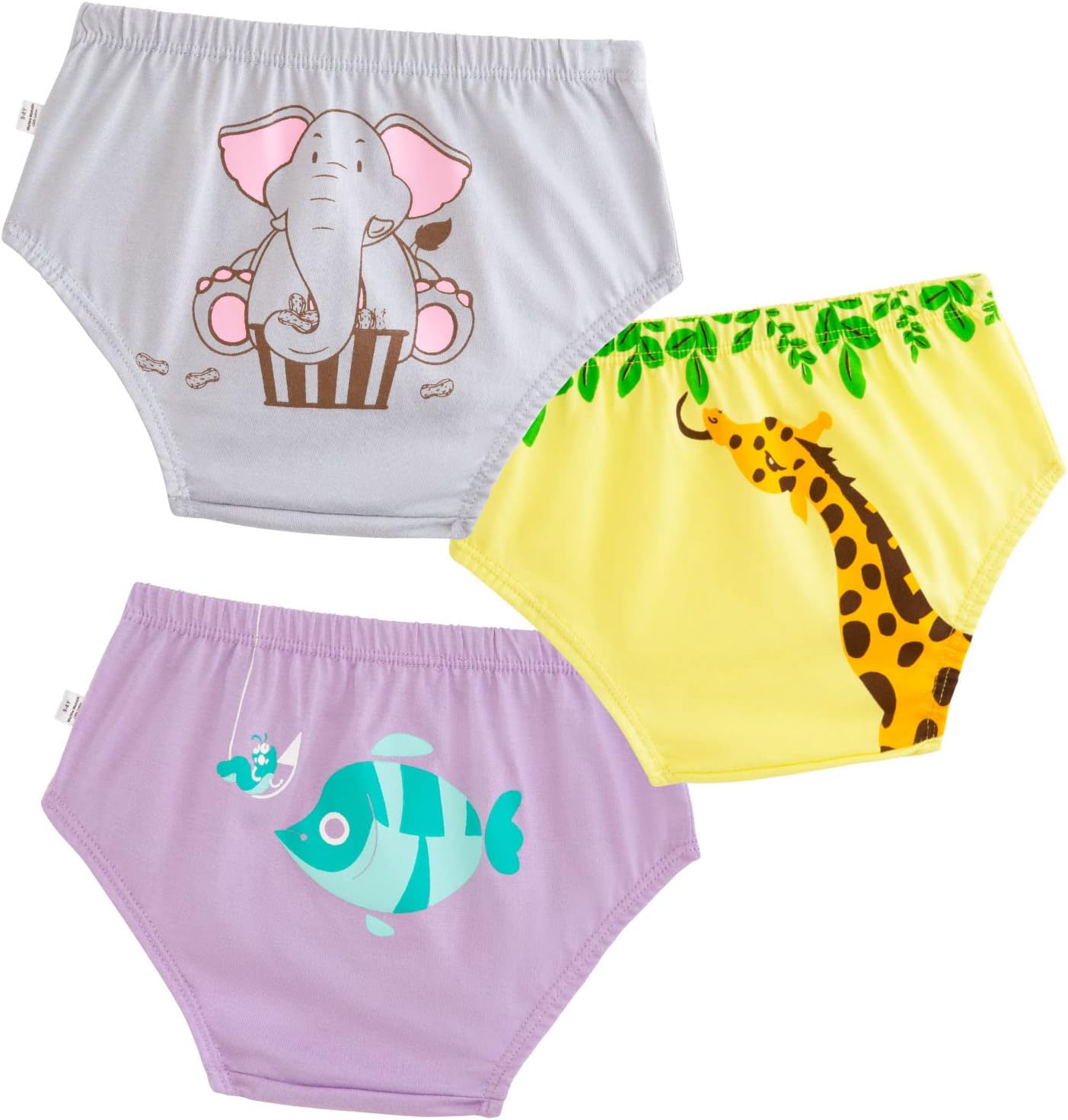 YouGotPlanBGirls 100% Cotton Multicolor Underwear | Hipster Panties Set | Breathable & Stretchable | Soft Elastic | Antibacterial & Antimicrobial