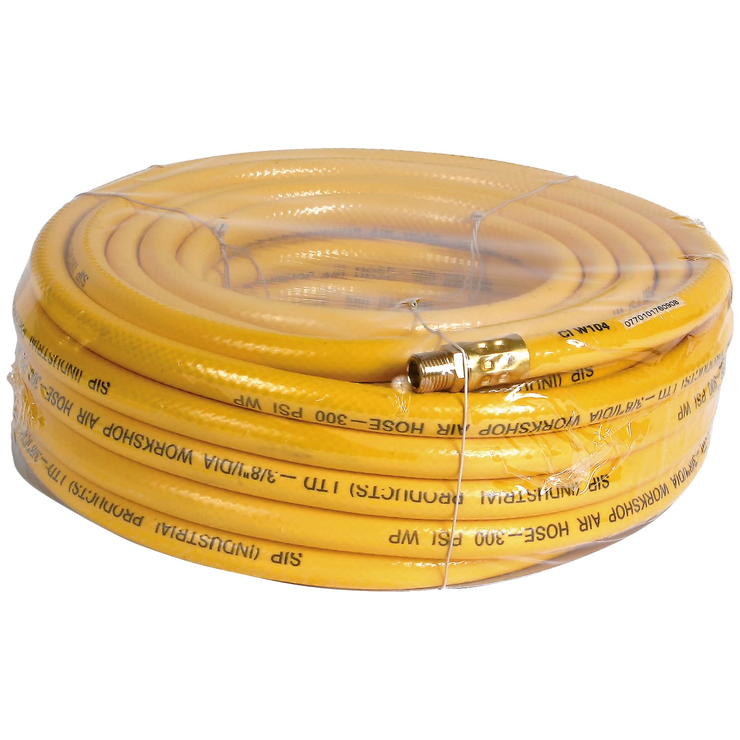 SIP Air Compressor Hose 50ft 15.2m Workshop Airline Hose PVC 20.7Bar (300psi) 1/4" BSP Fittings