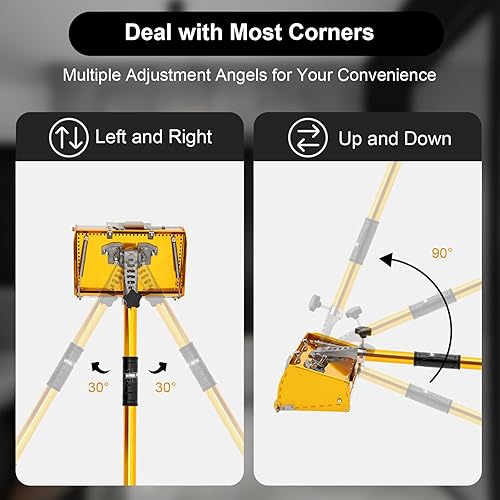 Miniatura 5 de CNCEST Juego de caja plana de herramientas para paneles de yeso con caja de 10 pulgadas, caja profesional de acabado plano de paneles de yeso de 10
