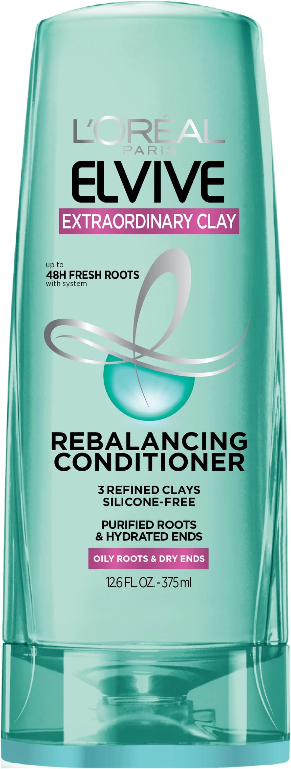 L’Oréal Paris L'Oreal Elvive Extraordinary Clay Rebalancing Conditioner, 12.6 fl; oz; (Packaging May Vary)