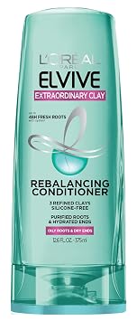 LOreal Paris Elvive Extraordinary Clay Rebalancing Conditioner, 12.6 fl; oz; Packaging May Vary