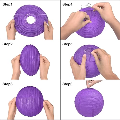 Miniatura 4 de 18 linternas de papel para decoración de fiesta de Halloween, varios tamaños, linternas colgantes redondas para festivales, Halloween, interiores y